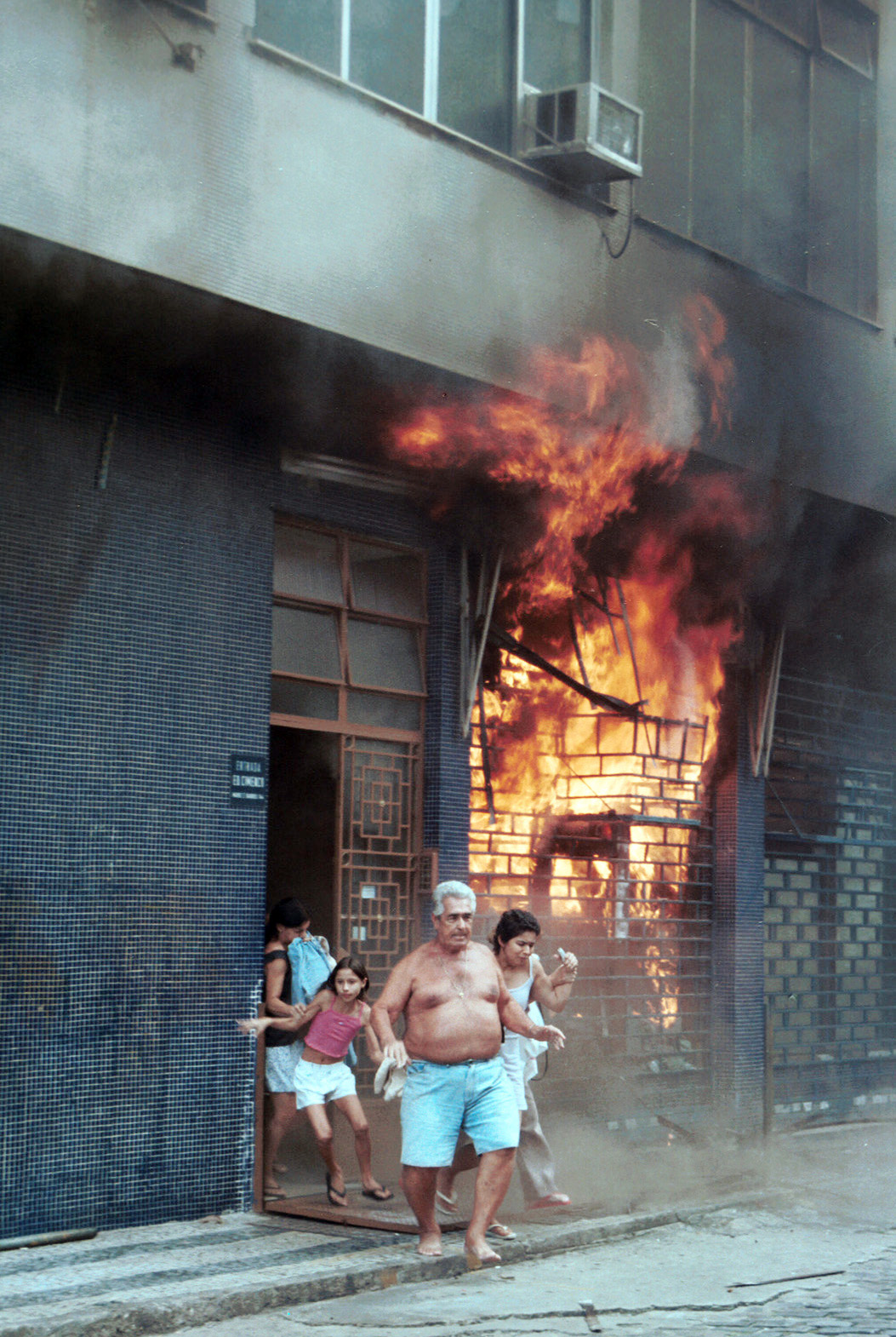 Fotojornalismo. Rio de Janeiro. Tijuca. Incêndio. Fogo.