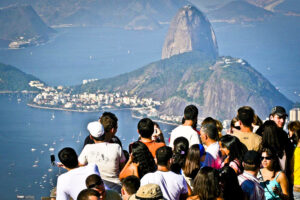 Paisagem. Rio de Janeiro. Ponto Turístico. Pão de Açúcar. Cristo Redentor. Mirante. Mirante do Cristo Redentor.