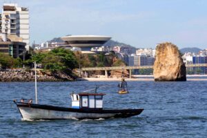 Paisagem. Rio de Janeiro. Ponto Turístico. Praia. Praia da Boa Viagem. Niterói.